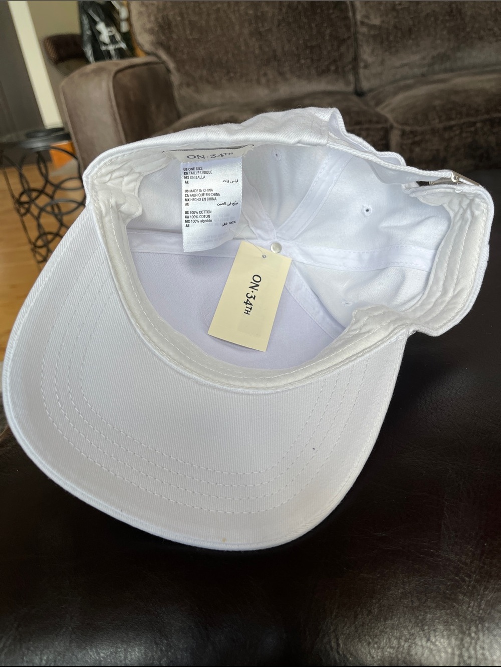 White Pickleball Cap - Picture 4 of 4
